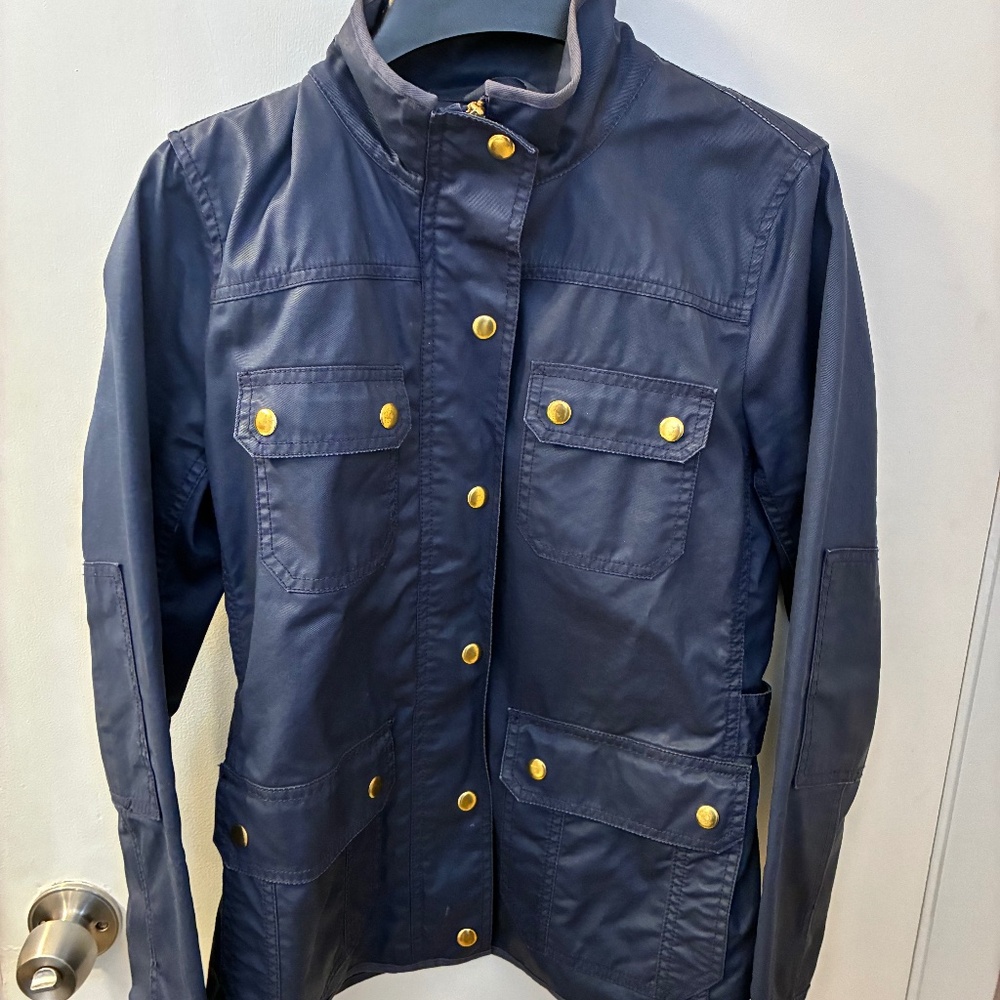 J Crew Womens Downtown Field  Jacket Navy S